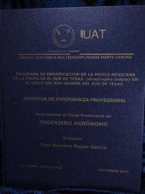 Thesis on The Eradication of The Mexican Fruit Fly in South Texas edit